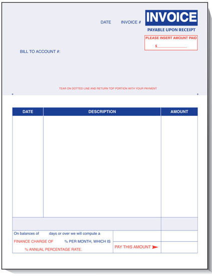 Picture of WIN-403 Invoice for Market Line Software